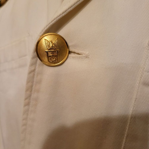 Naval officer's peaked cap jacket and trousers 1973 like new