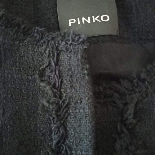 Pinko Chow Chow bouclé jacket like new, black, size M