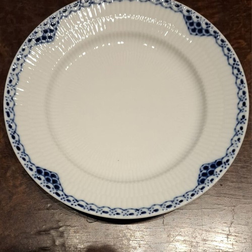 Χειροζωγραφιστό σερβίτσιο φαγητού Royal Copenhagen Princess 12 ατόμων σαν καινούργιο