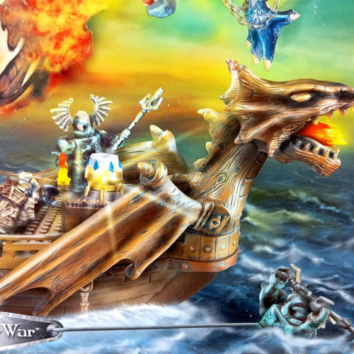Mega Bloks Dragons Krystal Wars Man-O-War Warship 2003