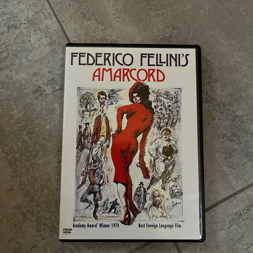 Amarcord DVD like new with Greek subtitles