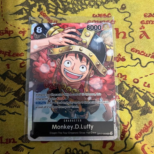 Monkey D Luffy SR OP17-093 The World's Strongest Warriors One Piece card
