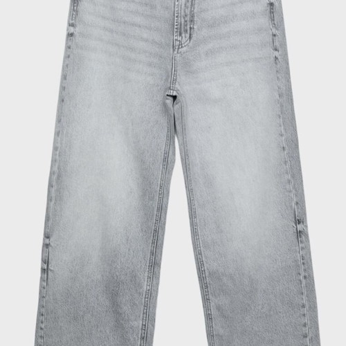 Stradivarius Wide Leg Baggy Jeans size 42 like new, gray