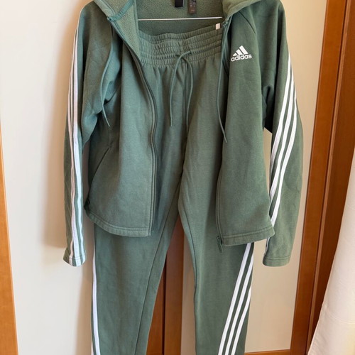 Adidas set women's sportswear like new, green, size S