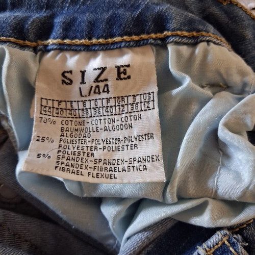Fiorina Jeans Flared Pants Size L Used Blue