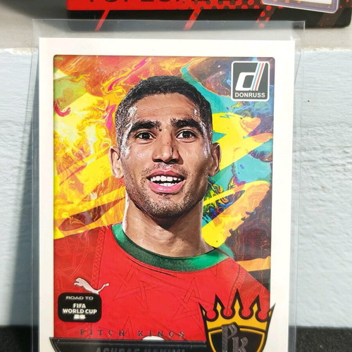 Panini Donruss Road to Fifa World Cup 2025-26 Achraf Hakimi Pitch Kings Morocco card new