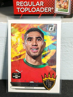 Κάρτα Panini Donruss Road to Fifa World Cup 2025-26 Achraf Hakimi Pitch Kings Morocco καινούργια