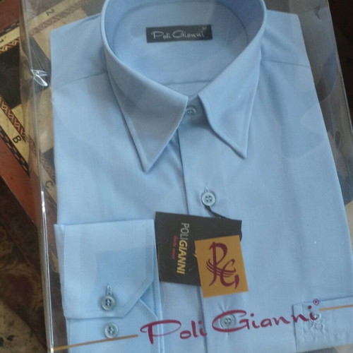 Poli Gianni shirt new, size medium, blue