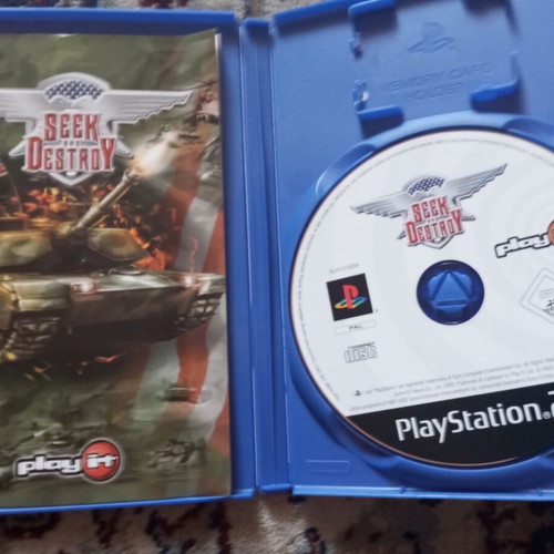 Seek and Destroy PlayStation 2 like new, with manual