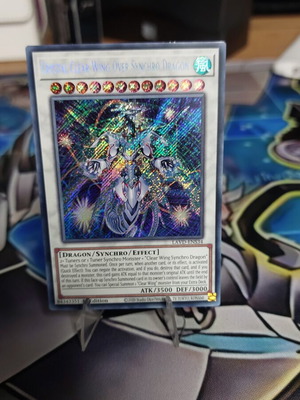 Crystal Clear Wing Over Synchro Dragon card new
