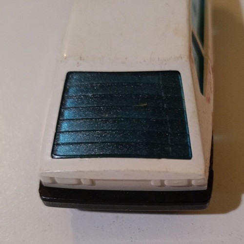 Joy - Toy No 7 car used, vintage, plastic, white, small