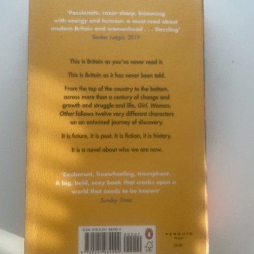 Girl Woman Other book like new, English