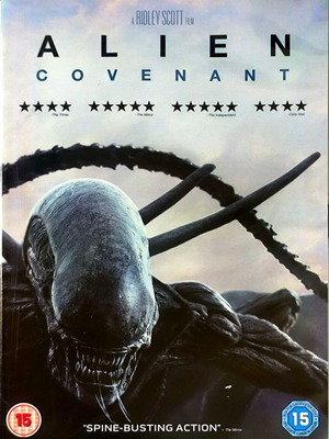 Alien Covenant DVD used sci-fi thriller with English subtitles
