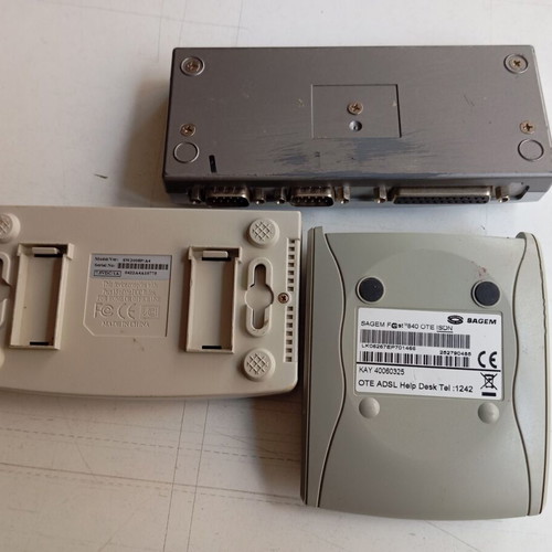 RJ45 sockets and Sagem Conn-x ADSL modem used, pack of 3 pieces
