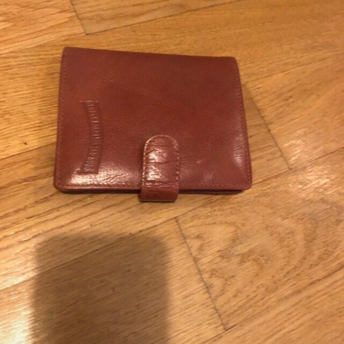 Karelias promotional wallet brown color like new, leather