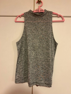 H&M blouse size M like new, gray