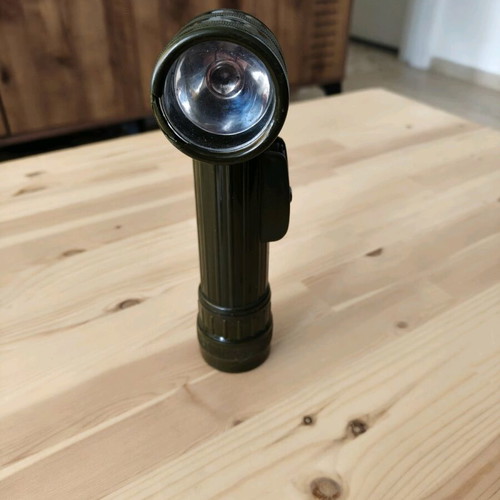 Military flashlight used, very good condition
