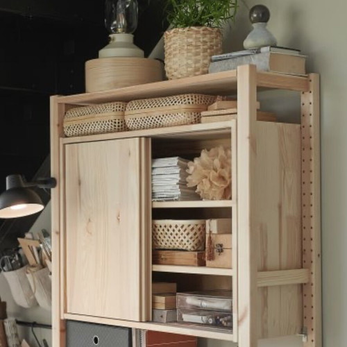 IKEA IVAR side unit set of 3, 30x179 cm, solid pine wood, new