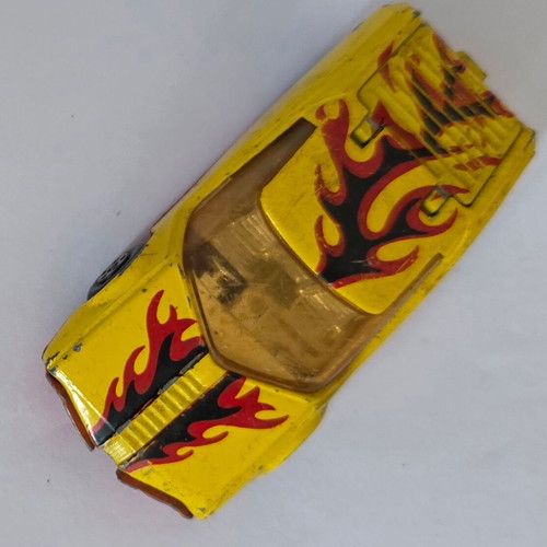 Matchbox Lesney No.33 Diecast 1/64 Yellow Red Flames Datsun