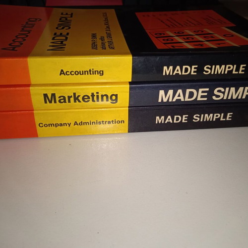 Made Simple Vintage Book Set used, Company Administration Marketing Accounting