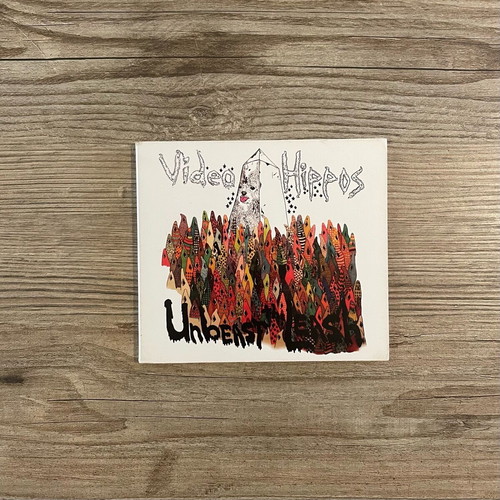 Video Hippos Unbeast the Leash CD album like new, indie electro-punk