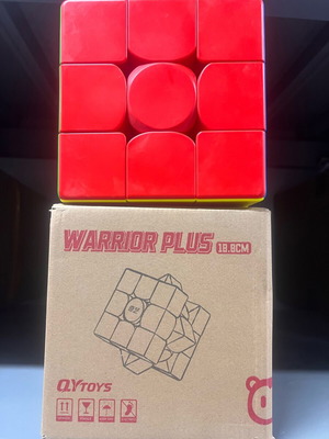QiYi Warrior Plus Rubik's Cube 3x3 new, stickerless 18.8 cm