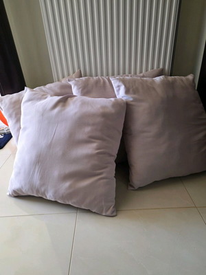 Outdoor pillows like new, set of 4, 56x56cm