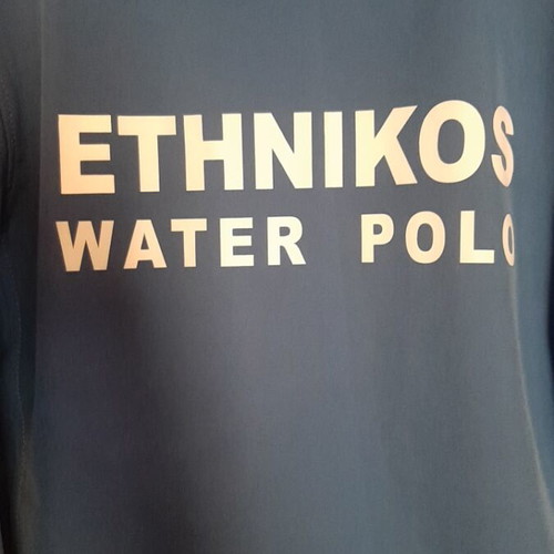 Ethnikos Water Polo thick windbreaker jacket used, noM-L