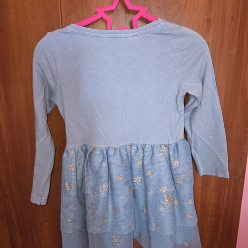 H&M toddler dress blue color size 92cm like new