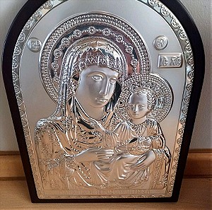 Εικόνα Παναγίας Ιεροσολυμίτισσας Ασημένια