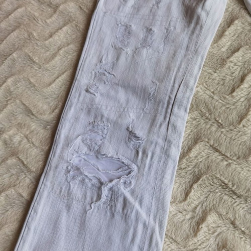 White women's jeans like new, size S/36/8, cotton