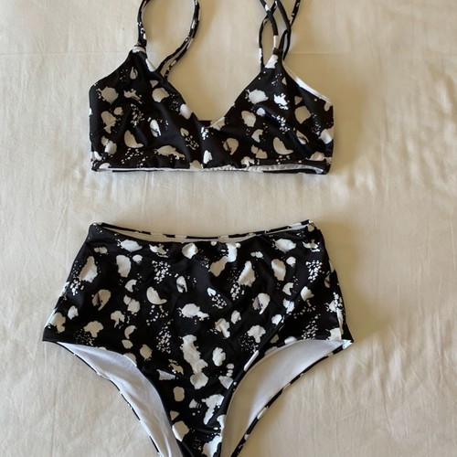 ASOS Bikini black & white M