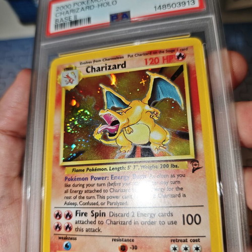Charizard Base II #4 PSA 6 Pokemon card