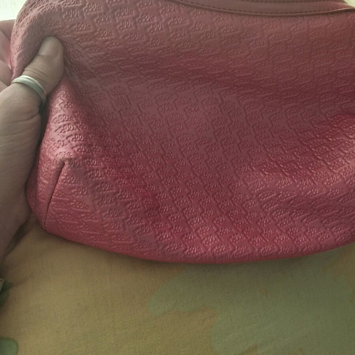 Folli Follie Shoulder Bag like new, pink with embossed logo