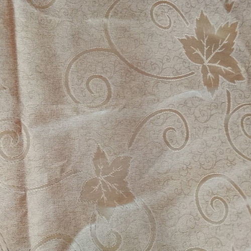 Curtain beige gold satin, 280x270 cm