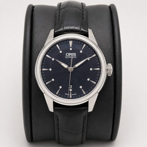 Oris Artelier Date Diamonds Automatic women's watch new, black