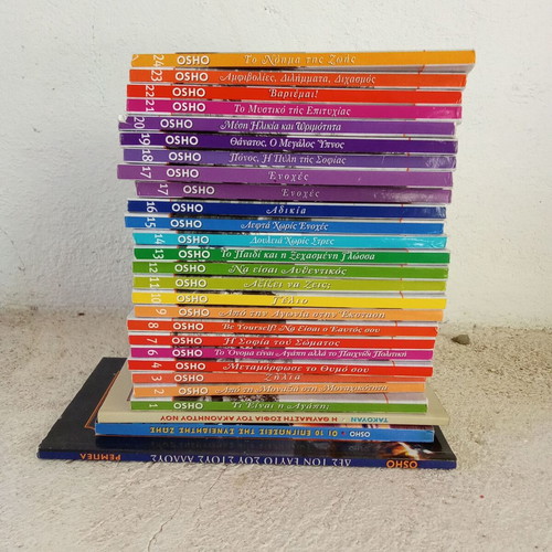 Osho self-awareness wellness book set, 27 rare collectible books