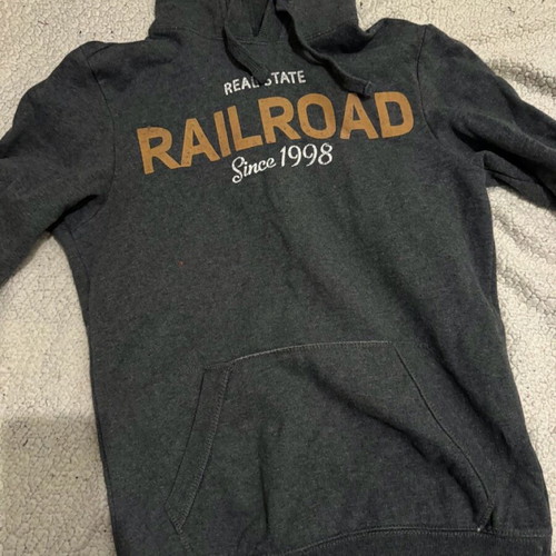 Bershka men's sweatshirt S gray in very good condition