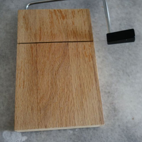 Wooden cheese cutter used