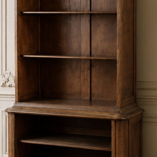 Solid Oak Antique Bookcase circa 1900 used