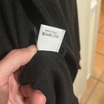 Oxford Company cotton knit full zip black like new XL slim fit
