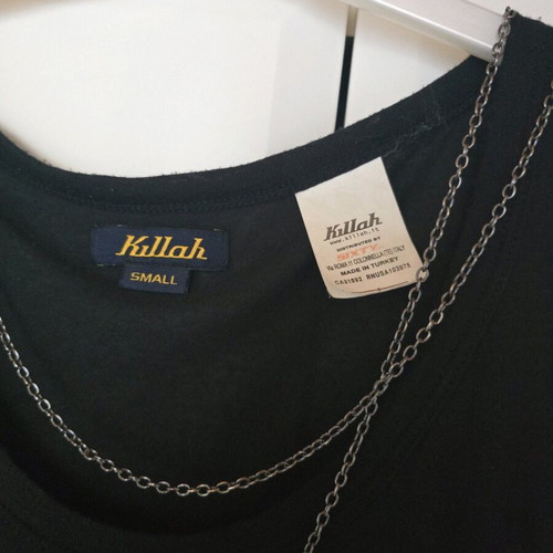 Killah black long-sleeve blouse like new
