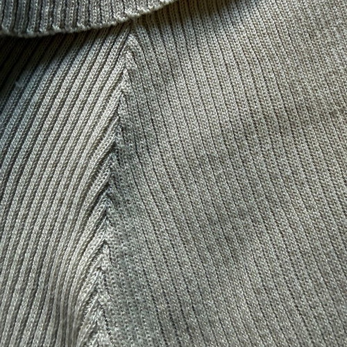 Zini sweater with high turned collar in cream color like new