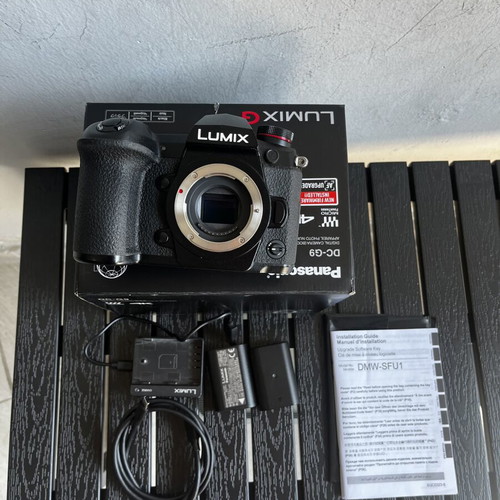 Lumix DC-G9 camera like new with 2 batteries and V-Log upgrade