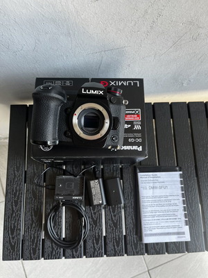 Lumix DC-G9 camera like new with 2 batteries and V-Log upgrade
