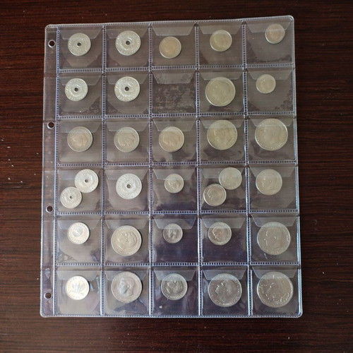 Coins of King Constantine II used, 31 pieces from 1966-1973