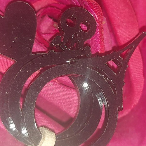 Combination rings like new, set of 3 black with designs
