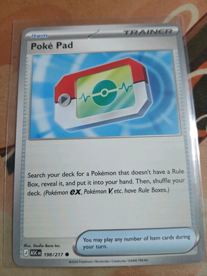 Pokemon TCG Ascended Heroes Poke Pad 198/217 like new