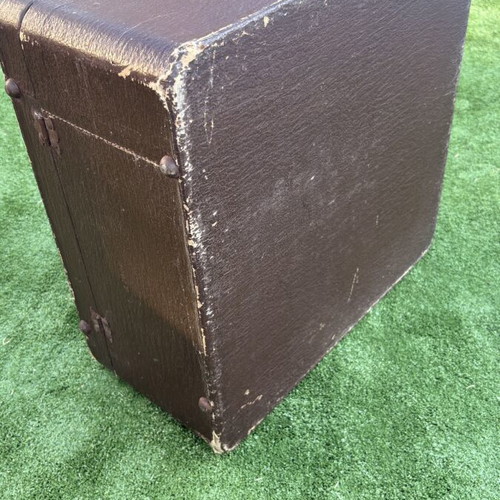 Wheary Aviatrix vintage hat box suitcase with Canadian Pacific Steamship label