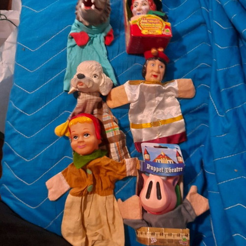 Puppet theatre dolls, pack of 6